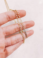 Load image into Gallery viewer, Flat Curb Chain Necklace
