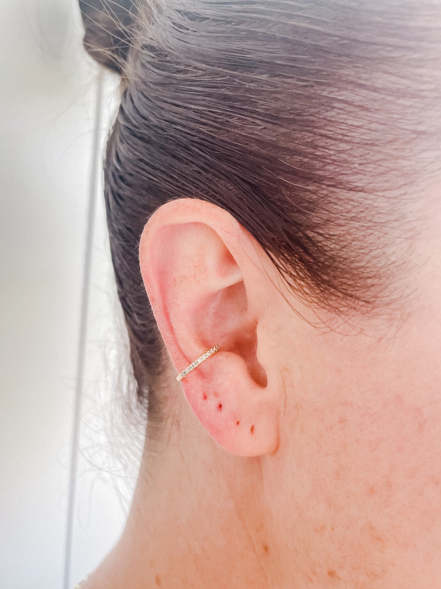 Dainty Crystal Ear Cuff