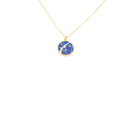 Load image into Gallery viewer, AW Boutique&#39;s Zodiac Astro Coin is a dainty pendant full of sparkle and shine.  This piece adds a pop of colour to your everyday wear and at 18 inches is a great length to mix and layer your other chains with.  Proudly wear either your own star sign or the star sign of a loved one close to your heart.  Zodiac shown is Sagittarius.
